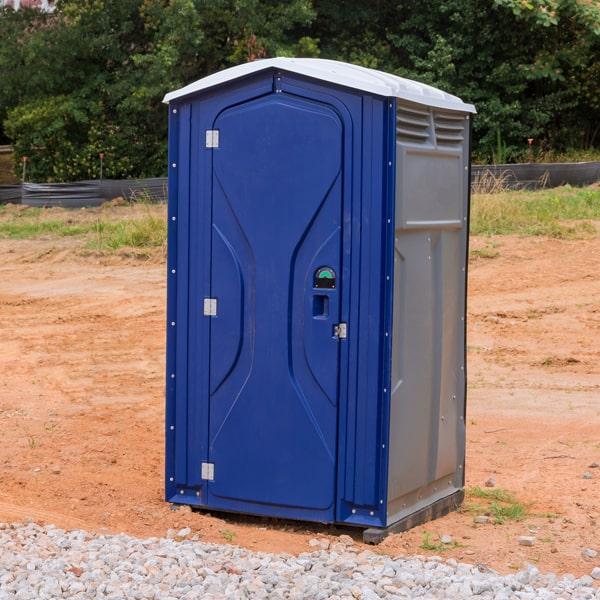 short-term portable toilets are commonly rented for construction sites